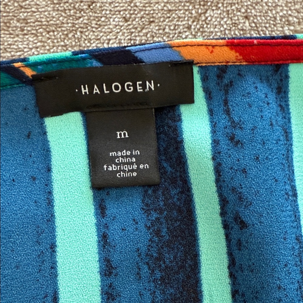 Halogen Multicolor Striped Garment - image 2